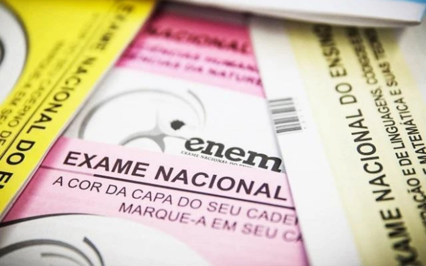 Caderno de questões do Exame Nacional do Ensino Médio