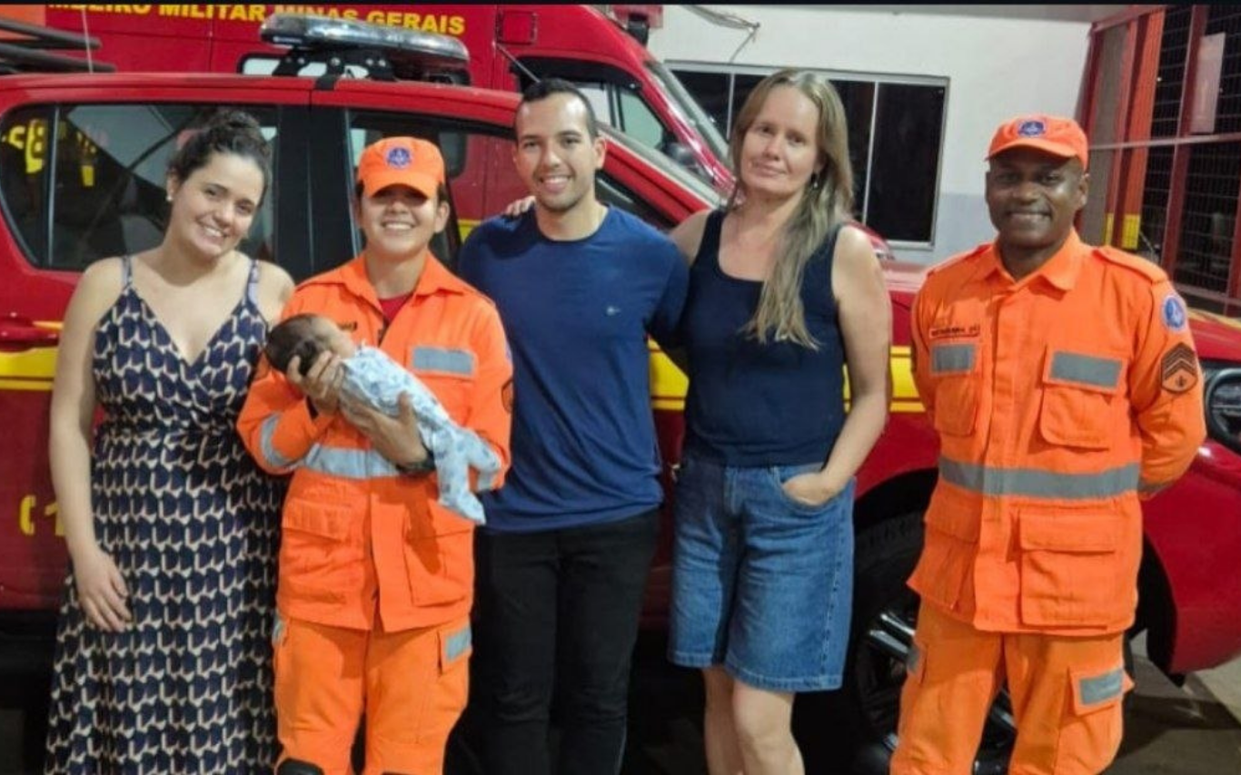 Bombeiros salvam recém-nascido engasgado em Ituiutaba