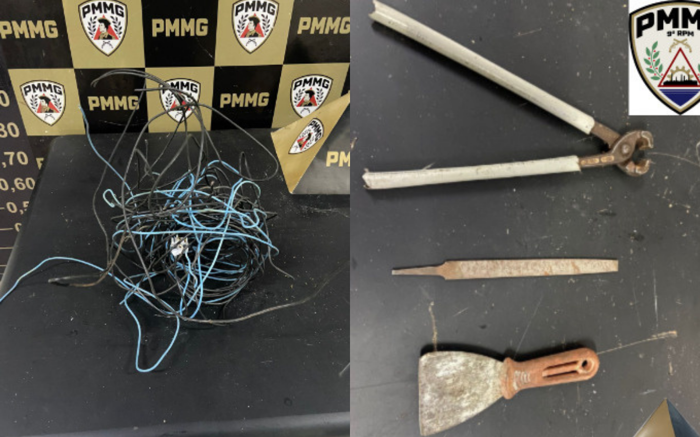 Homens são presos em flagrante por furto de fiação em Uberlândia