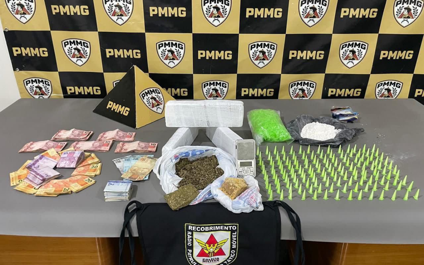 Apreensão de drogas em Campo Belo