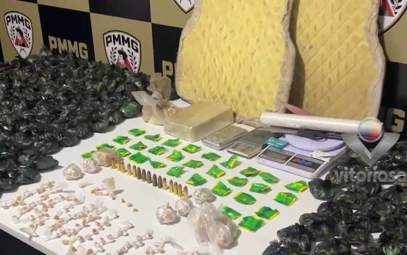 Apreensão de cocaína no Élisson Prieto, em Uberlândia