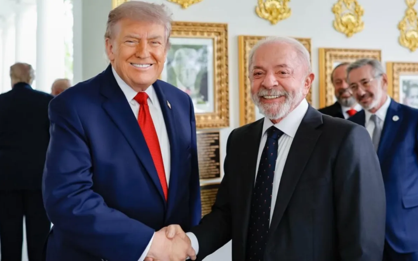 Encontro dos presidentes Donald Trump e Luiz Inácio Lula da Silva na Casa Branca