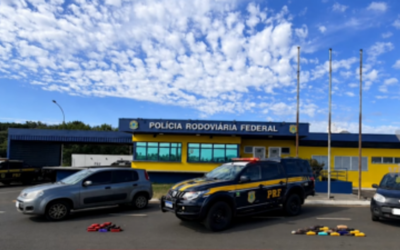 PRF apreende drogas vindas de Uberlândia em duas estradas diferentes