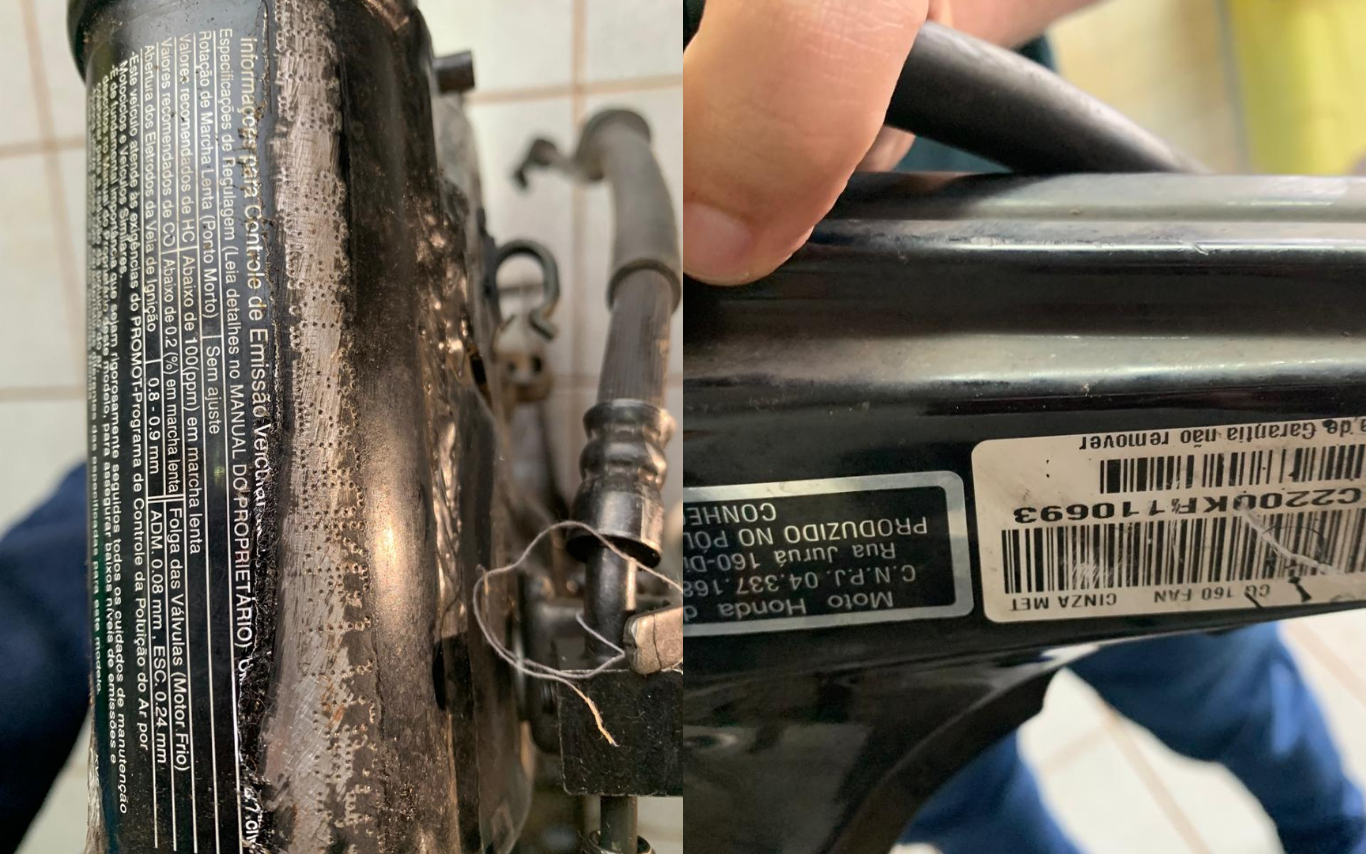 Casal é preso por desmanche clandestino de motos em Uberlândia