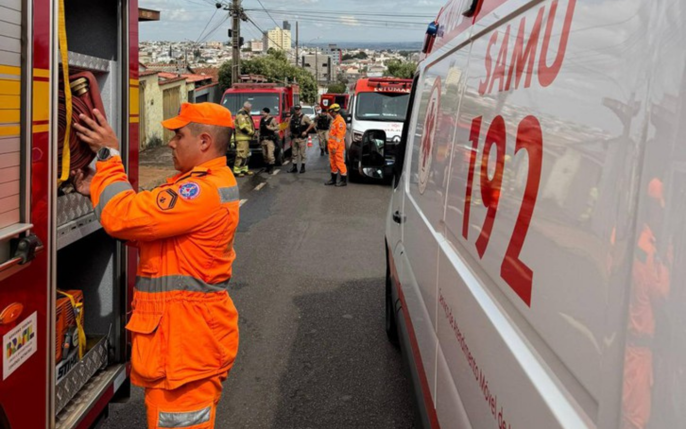 Homem em surto provoca vazamento de gás em Patos de Minas