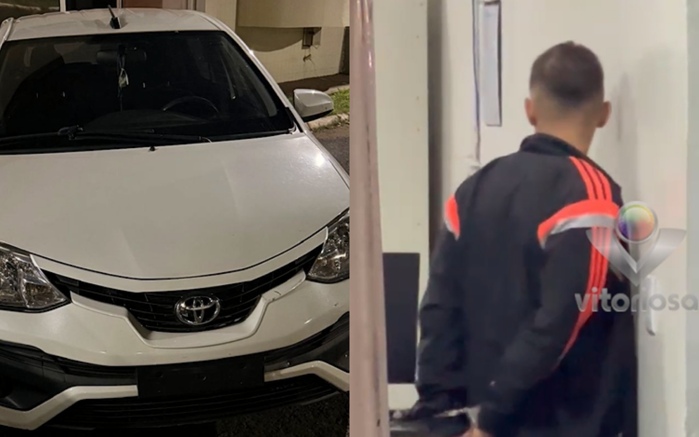Jovem com histórico de homicídio é preso com carro roubado