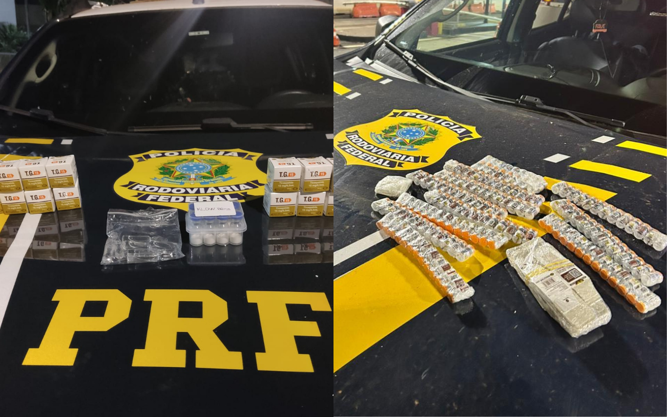 PRF apreende medicamentos de emagrecimento ilícitos no Triângulo Mineiro