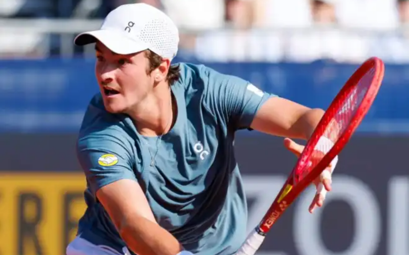 João Fonseca em ação no ATP 500 de Munique