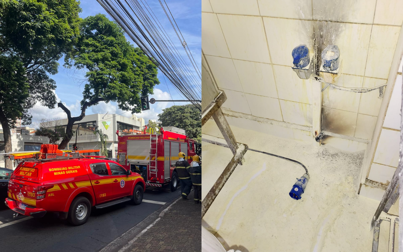 Incêndio em bar no Centro de Uberlândia
