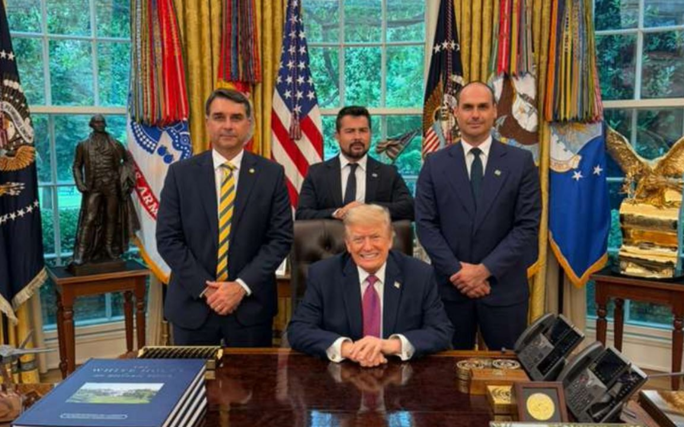 Flávio e Trump