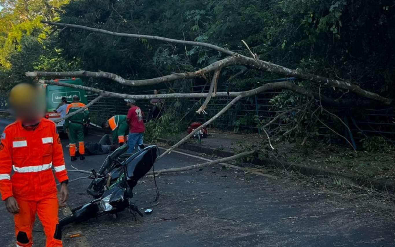 Acidente de moto no Patrimônio