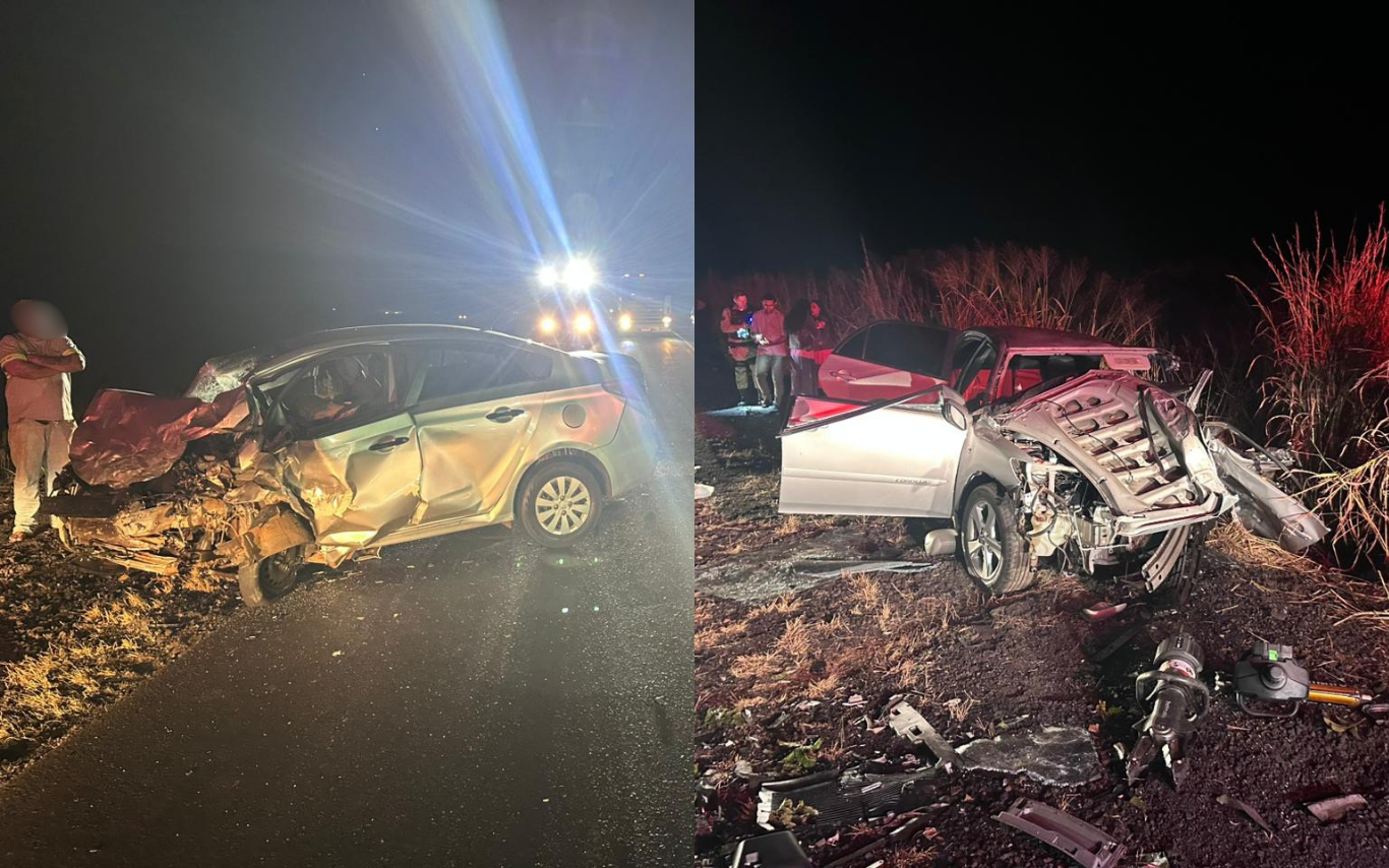 Colisão frontal deixa um morto e quatro feridos entre Tupaciguara e Araporã