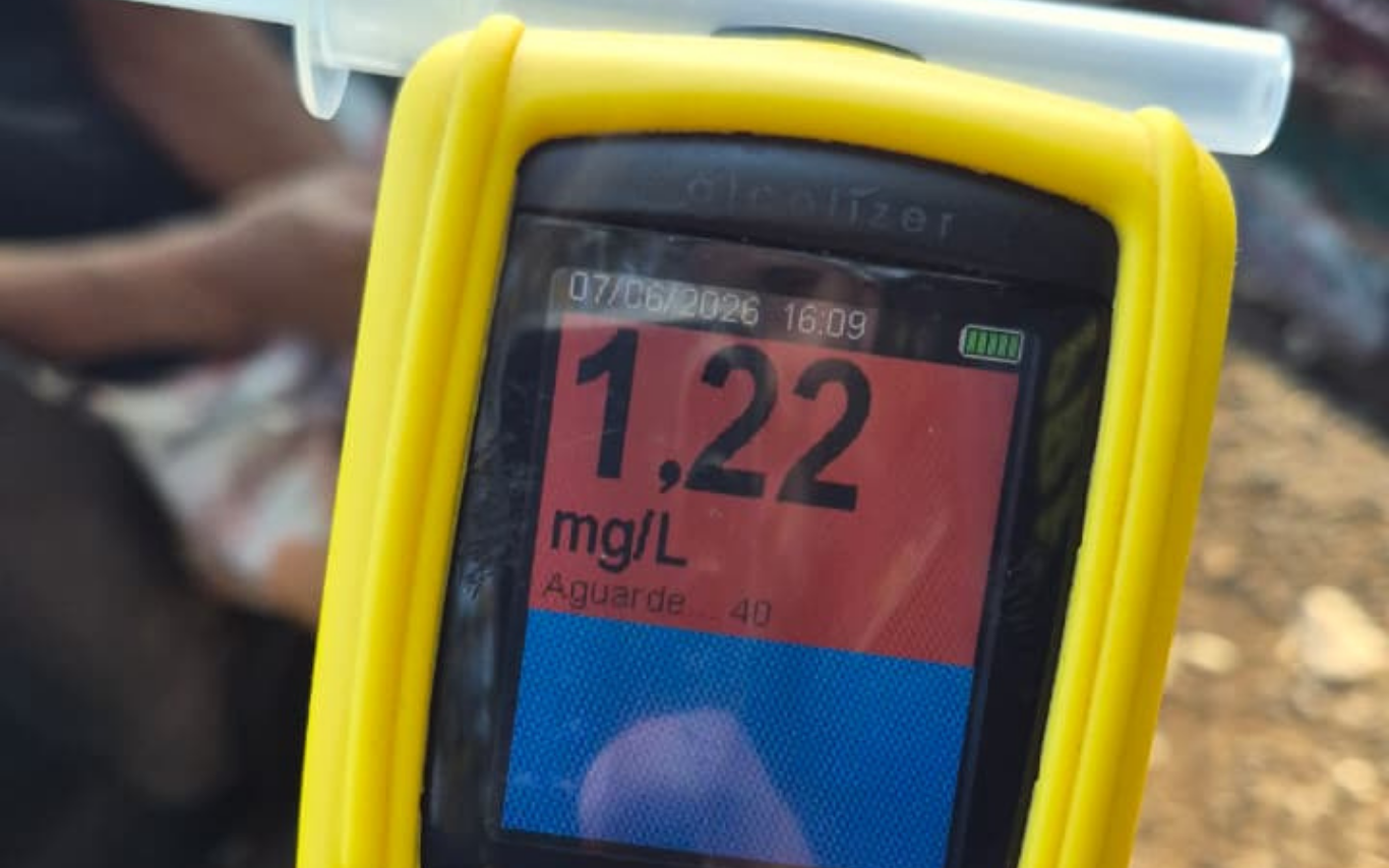 Motorista é preso por embriaguez no volante em rodovia próxima a Uberlândia