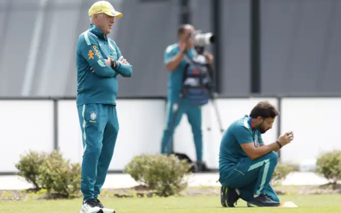 Ancelotti esboça equipe titular para estreia do Brasil contra Marrocos na Copa