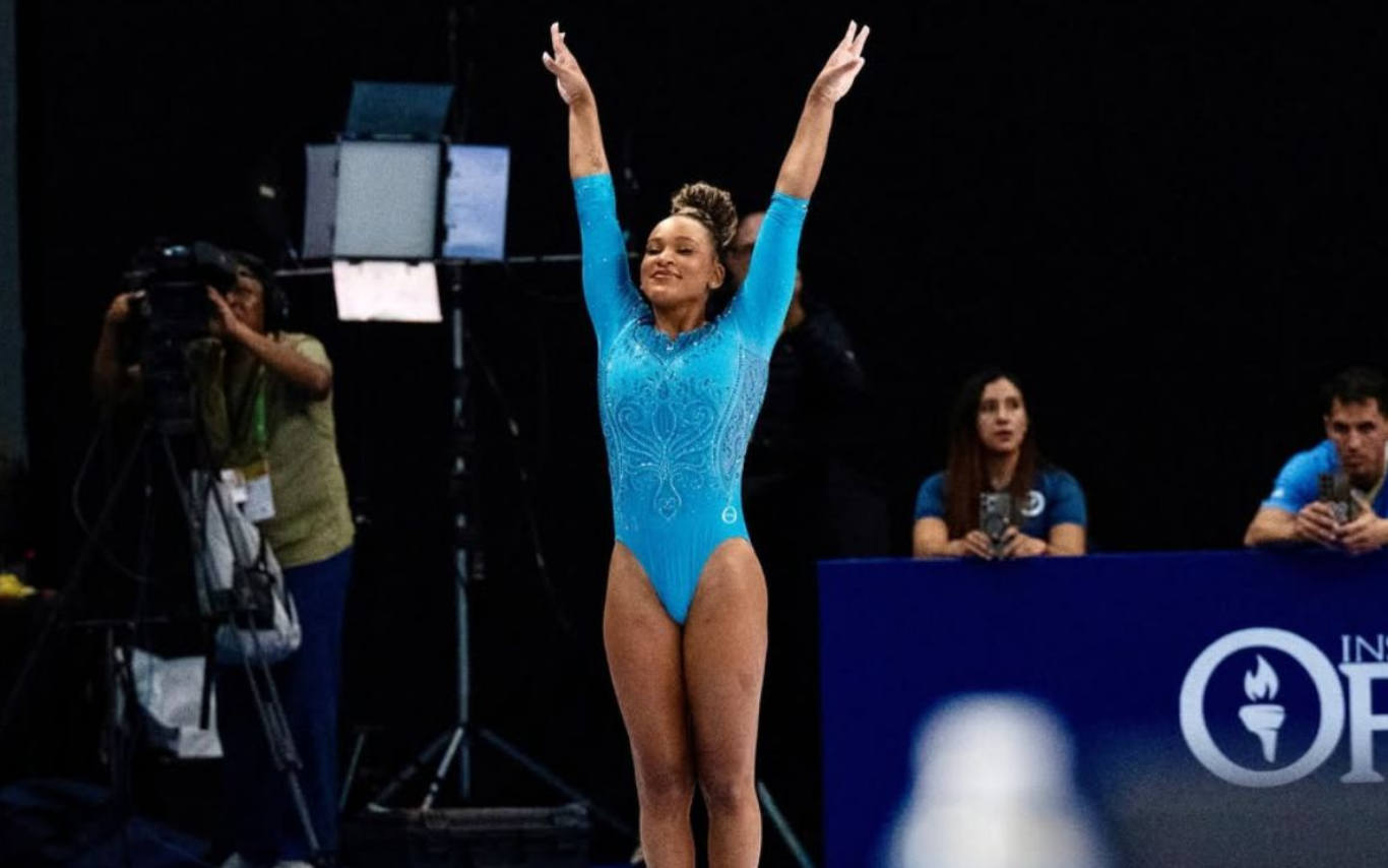 Rebeca Andrade no Pan-Americano de Ginástica