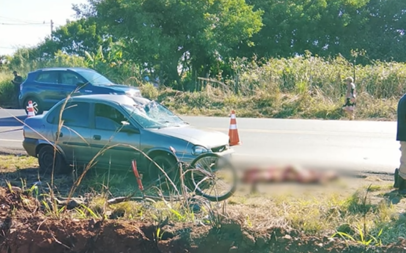 Bicicleteiro morre em acidente na MGC-497