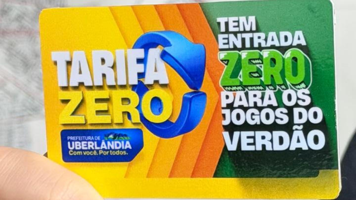 Tarifa Zero para jogos do Verdão