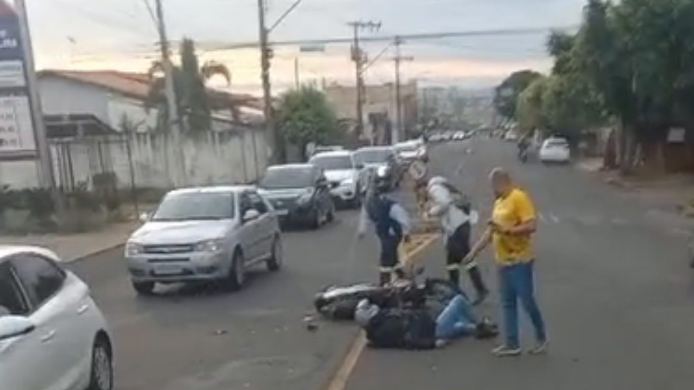 Acidente no bairro Tubalina
