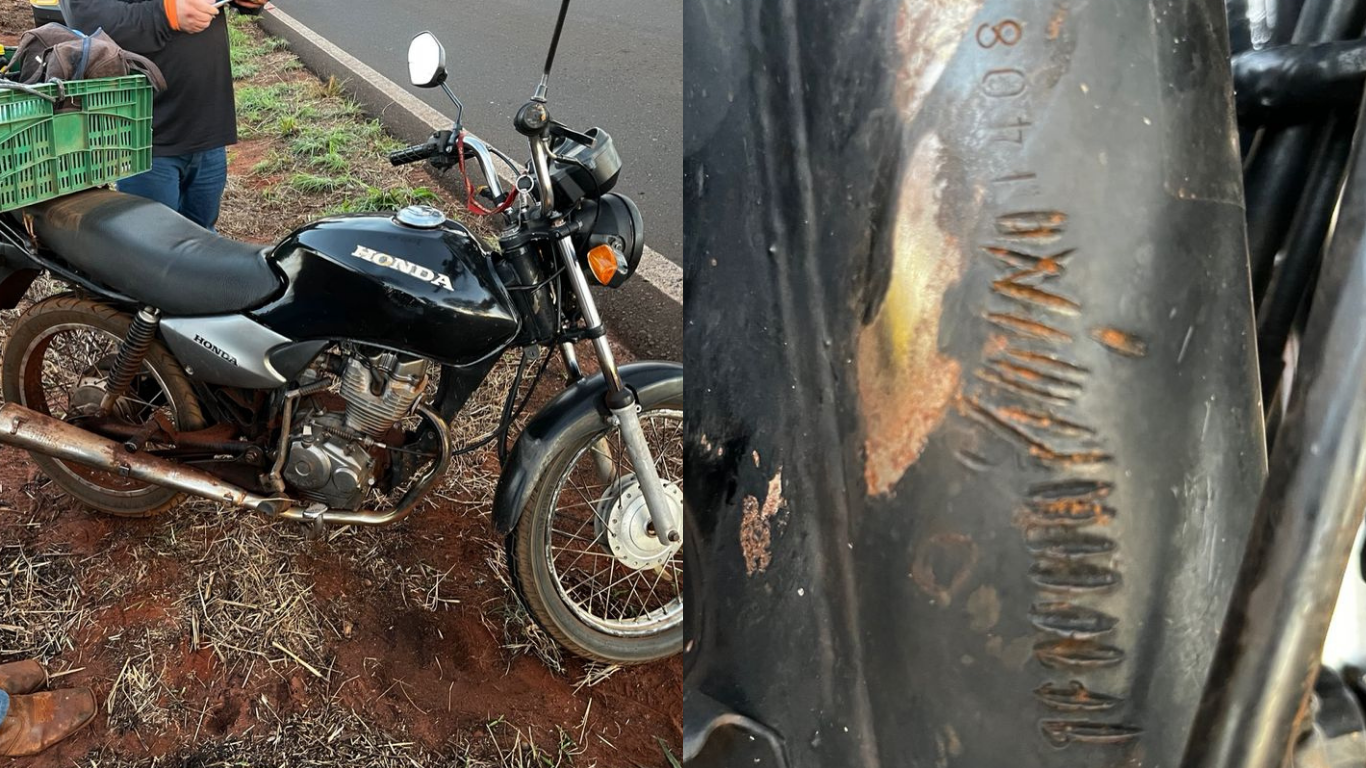 Motociclista é preso com veículo clonado em Gurinhatã