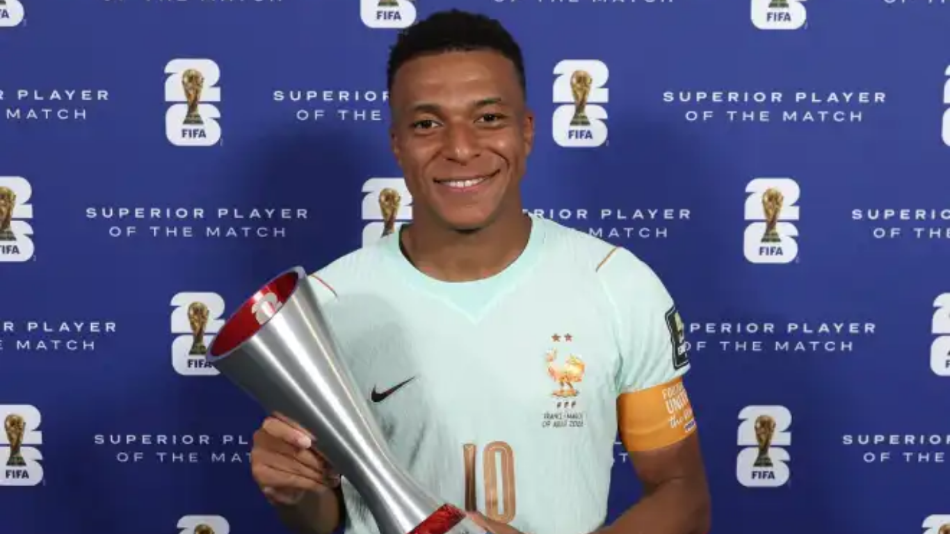 Mbappé acumula gols e prêmios no Mundial de 2026