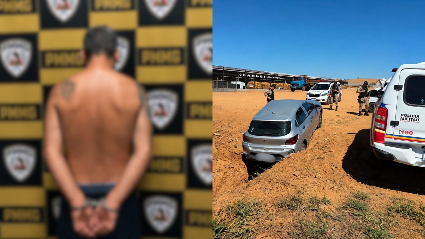 Perseguição policial entre Uberlândia e Santa Juliana