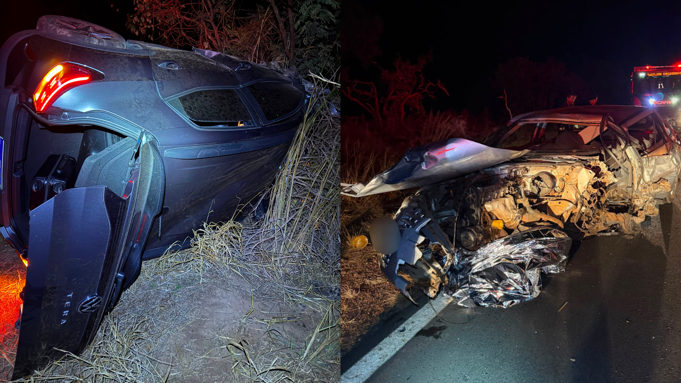 Acidente com vítima fatal em Araguari
