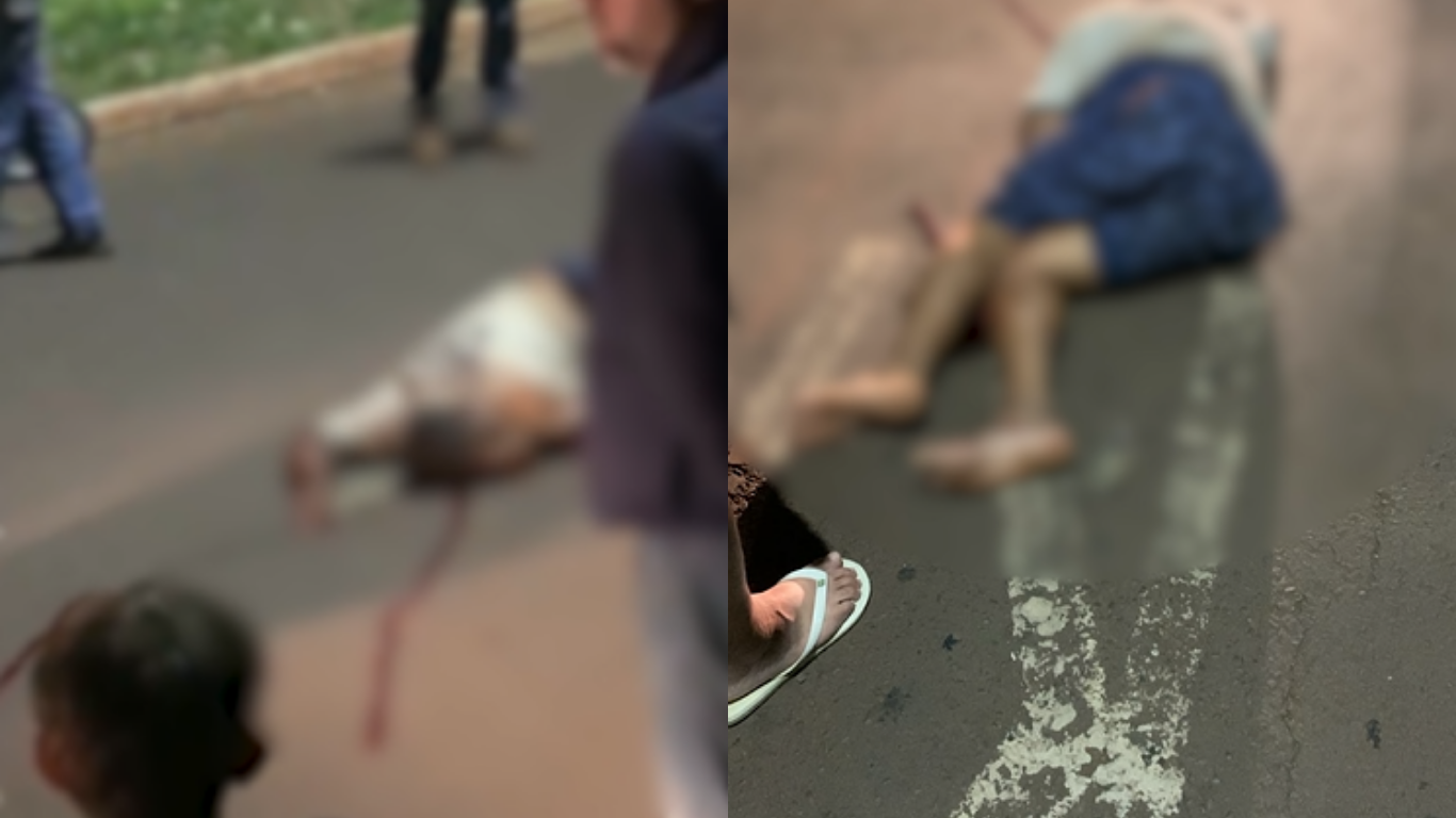 Ciclista fica em estado grave após colisão com carro em Ituiutaba