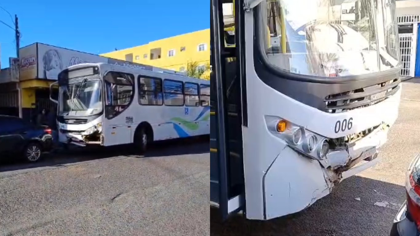 Acidente envolvendo carro e ônibus com estudantes da UFU em Uberlândia