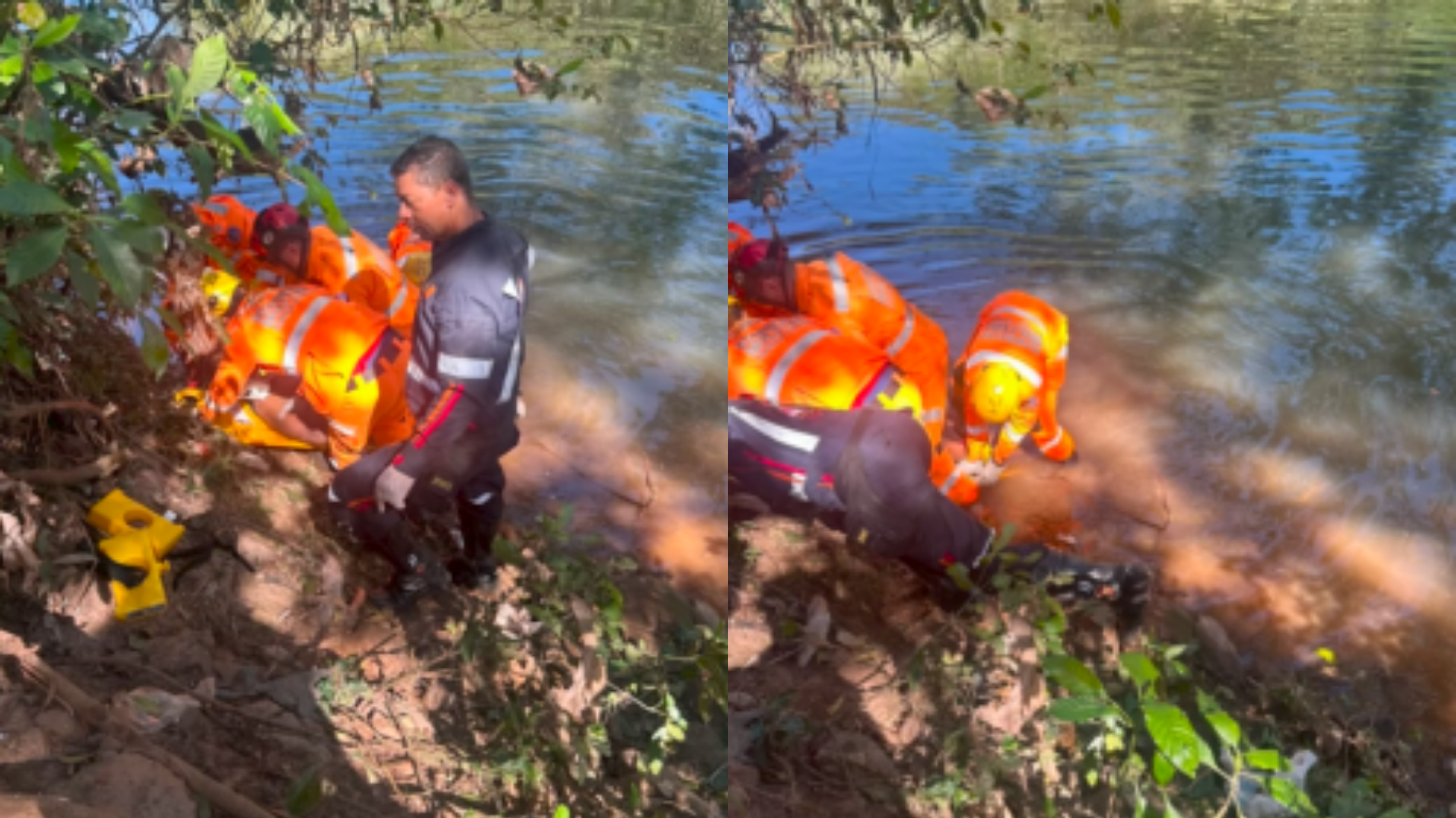 Idoso de 71 anos é resgatado em estado grave após cair no Rio Uberabinha, em Uberlândia