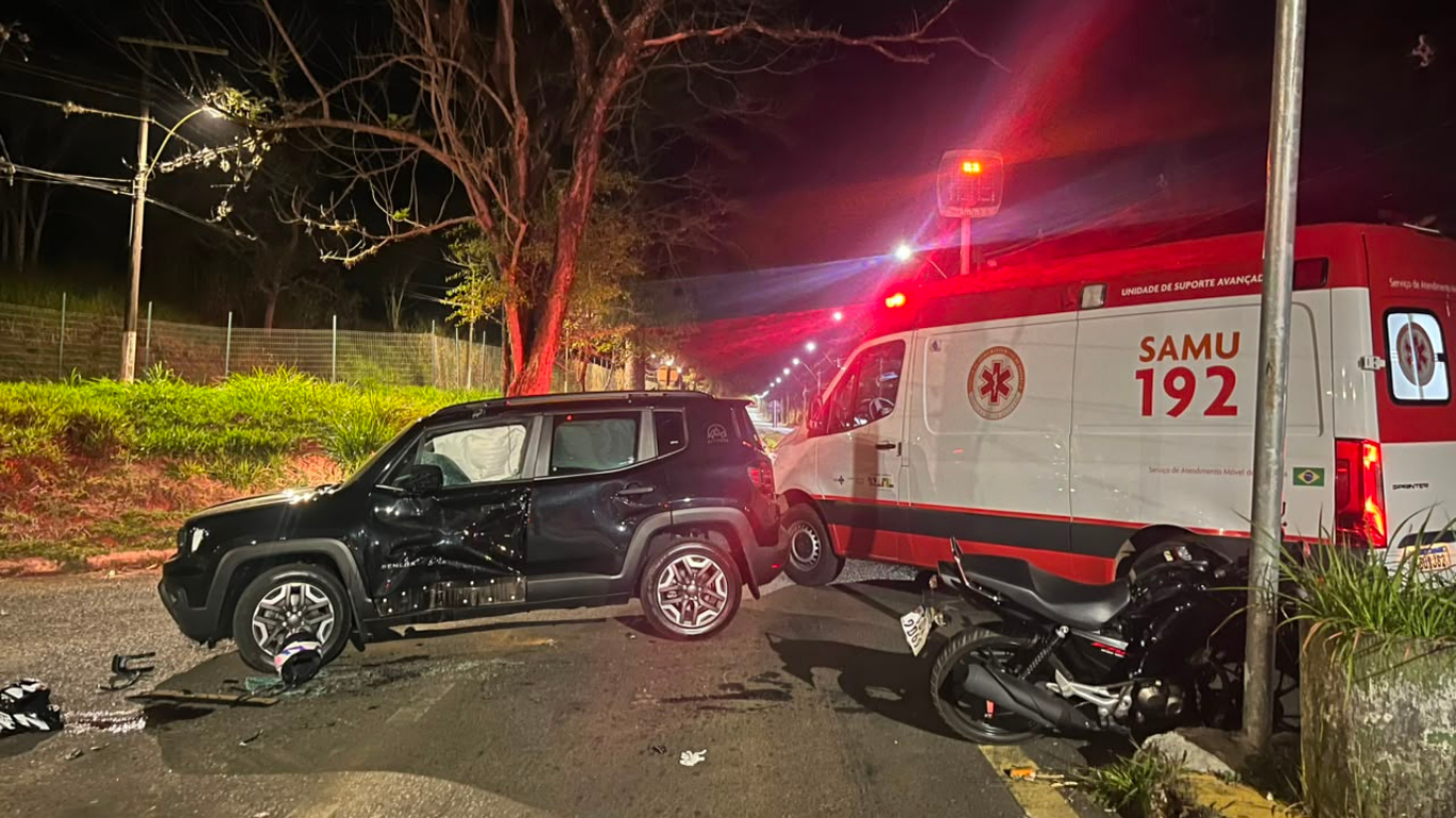 Motociclista morre em colisão transversal na AMG-0715 após invadir a contramão para desviar de radar