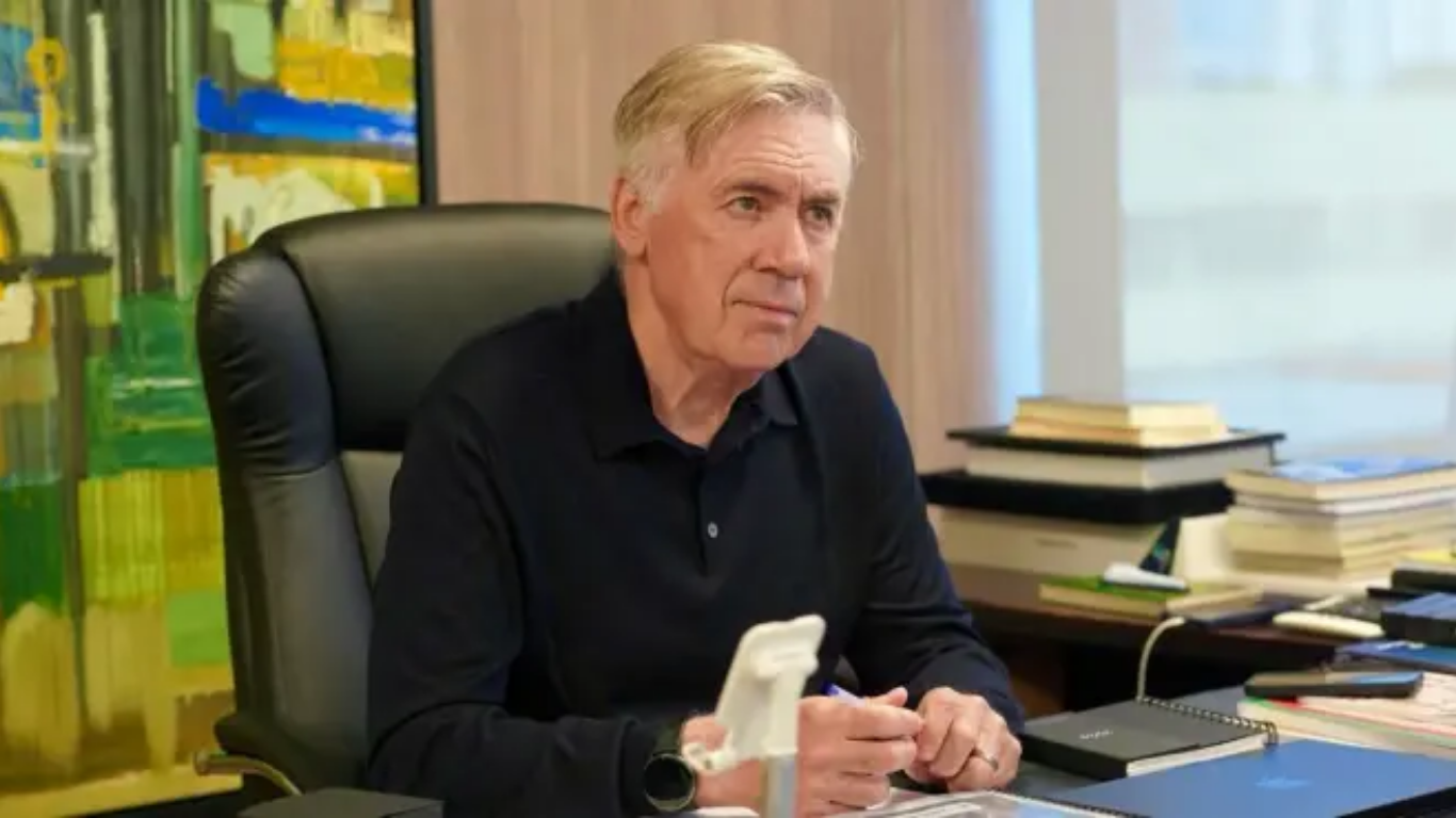 Carlo Ancelotti, treinador da Seleção Brasileira