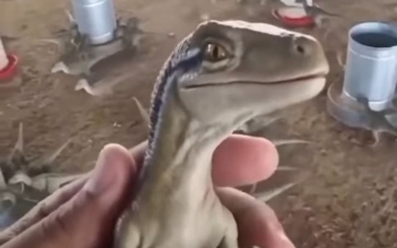 Golpe dos mini dinossauros de IA