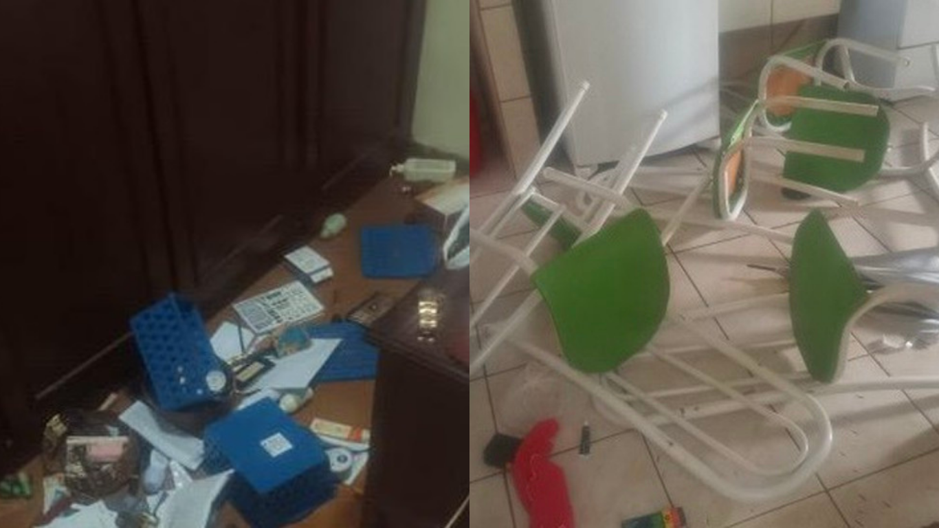 Homem é preso em flagrante após agredir a mãe, quebrar móveis e ameaçar tirar a própria vida em Patos de Minas