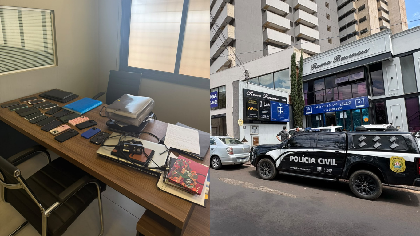 Polícia Civil desarticula esquema de fraude na venda de consórcios e prende seis pessoas em Uberlândia