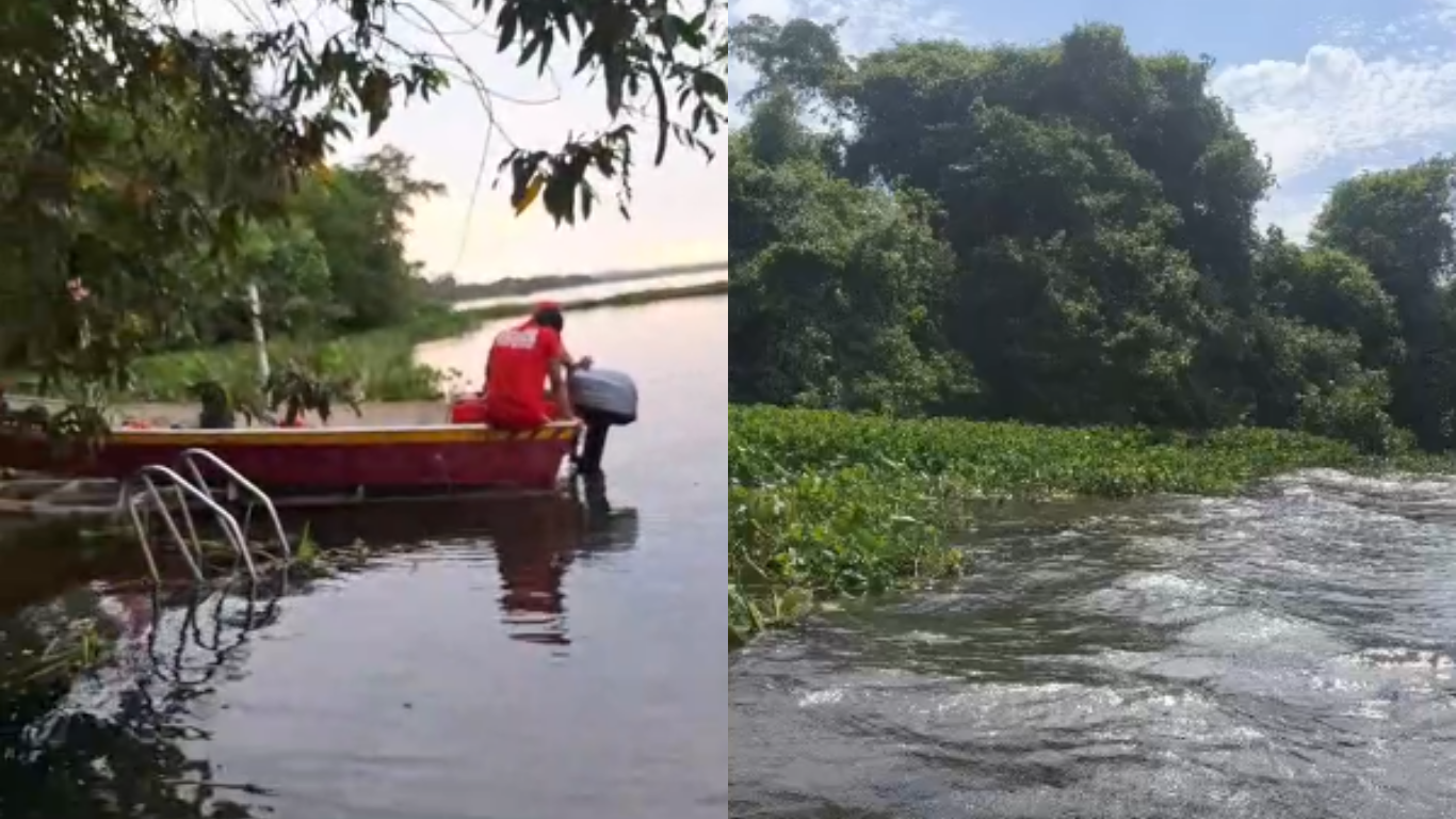 Corpo é encontrado durante buscas por pescadores desaparecidos no Rio Grande, em Uberaba