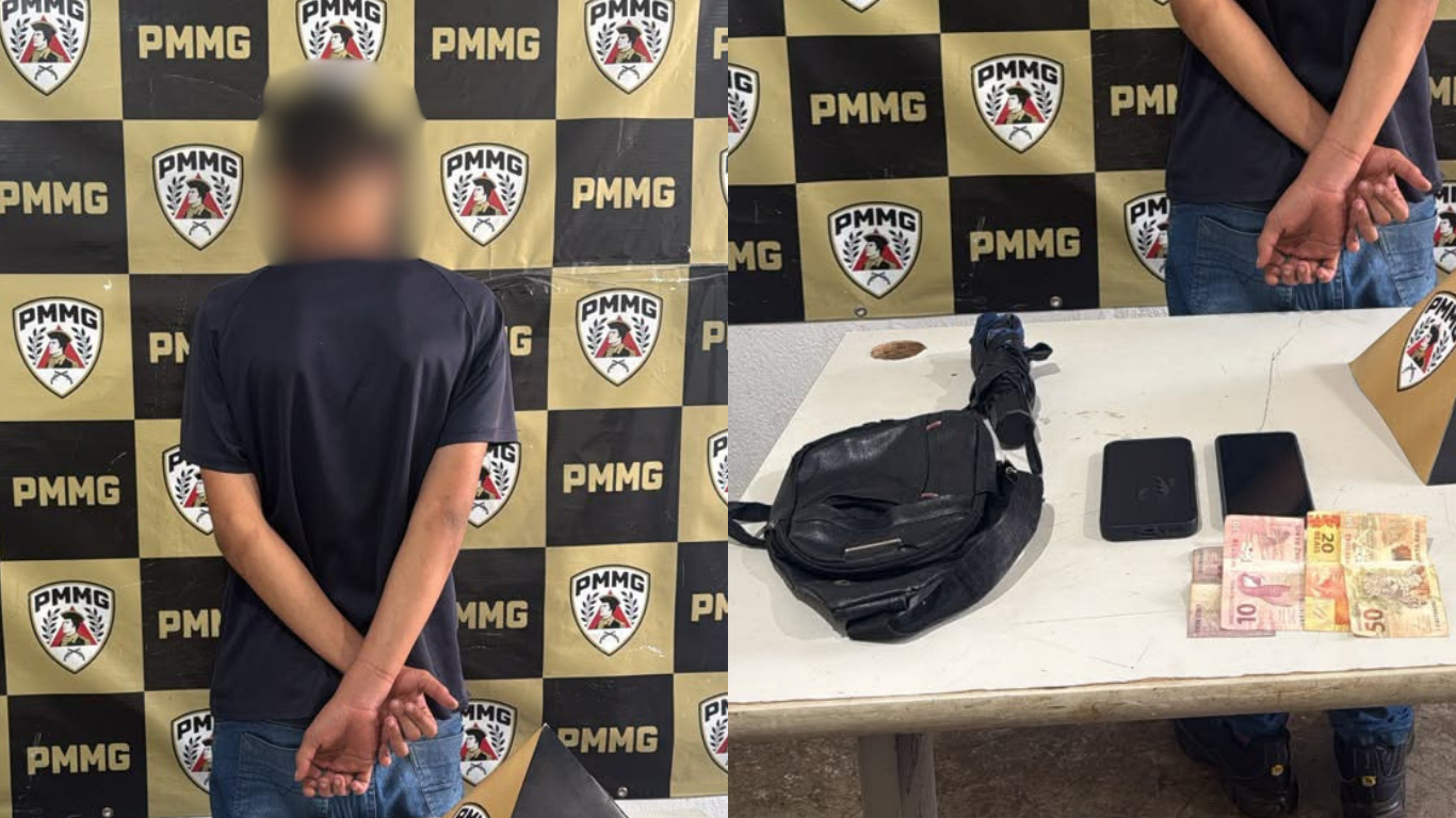 PM apreende adolescente e recupera celulares roubados em Uberaba