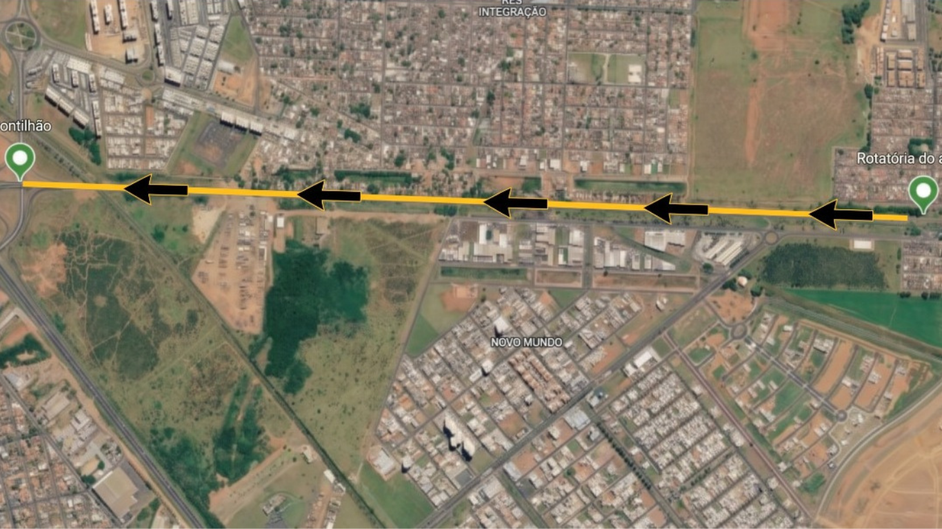BR-365 em Uberlândia tera sentido único em trecho entre o Alvorada e Pontilhão da FCA a partir de segunda (19)