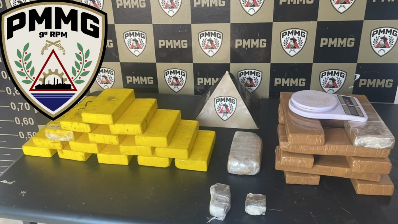 Mulher de 50 anos é presa em flagrante com tijolos de maconha, crack e pasta-base no Alto Umuarama, em Uberlândia