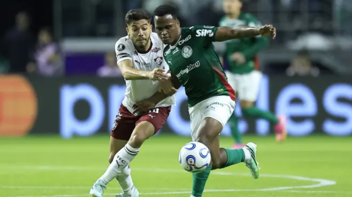 Jhon Arias e Nonato em Palmeiras x Fluminense