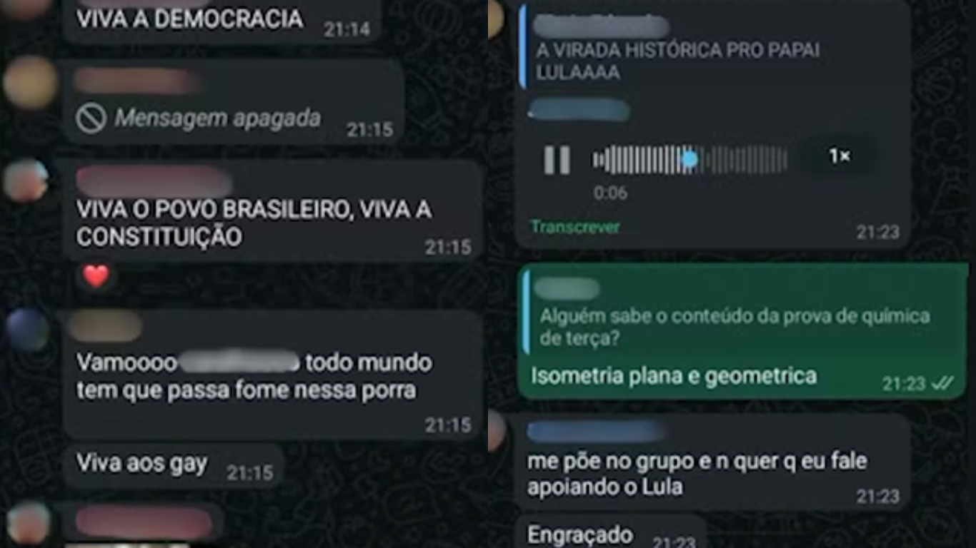 Discussão política em grupo de alunos do IFTM de Uberaba termina em ofensas racistas e xenofóbicas