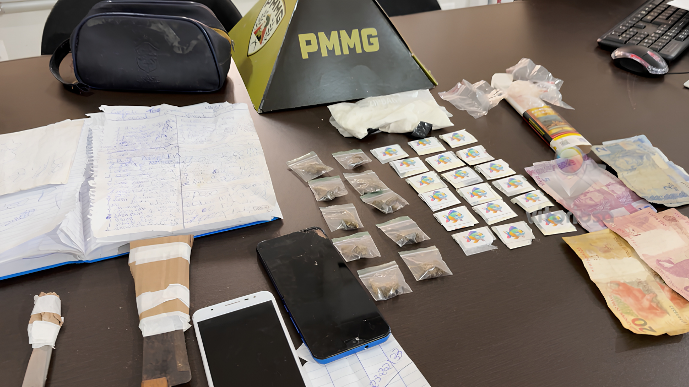 Homem é preso por suspeita de tráfico de drogas no bairro Laranjeiras, em Uberlândia